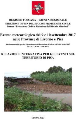 Evento meteorologico del 9 e 10 settembre 2017 nelle Province di Livorno e Pisa