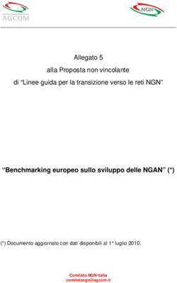 Documento aggiornato con dati disponibili al 1 luglio 2010.