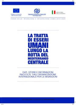 DATI, STORIE E INFORMAZIONI RACCOLTE DALL'ORGANIZZAZIONE INTERNAZIONALE PER LE MIGRAZIONI