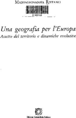 Una geografia per l'Europa - Assetto del territorio e dinamiche evolutive MARIAGIOVANNA RIITANO - GBV