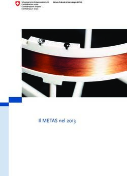 Il METAS nel 2013 - Eidgenössisches Institut für Metrologie ...