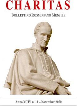 CHARITAS BOLLETTINO ROSMINIANO MENSILE - Anno XCIV n. 11 - Novembre 2020 - Rosmini.it