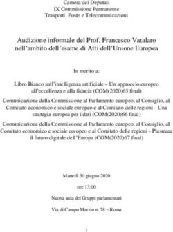 Audizione informale del Prof. Francesco Vatalaro nell'ambito dell'esame di Atti dell'Unione Europea