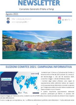 ELEZIONI COMITES 2021: CAMPAGNA INFORMATIVA - Consolato Generale d'Italia a Parigi