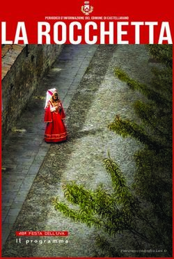 La Rocchetta - Il programma 48&ordf; FESTA DELL'UVA - Comune di Castellarano