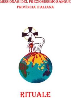 RITUALE - MISSIONARI DEL PREZIOSISSIMO SANGUE PROVINCIA ITALIANA - San Gaspare
