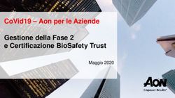 COVID19 - AON PER LE AZIENDE GESTIONE DELLA FASE 2 E CERTIFICAZIONE BIOSAFETY TRUST - MAGGIO 2020 - ORDINE AVVOCATI VIBO VALENTIA