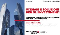 SCENARI E SOLUZIONI PER GLI INVESTIMENTI - Itinerari Previdenziali