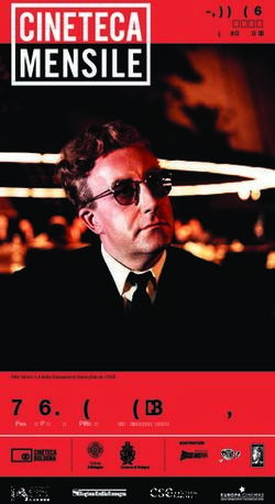 PROGRAMMA LUMI&Egrave;RE - FEBBRAIO 2020 ANNO XXXVI/N.2 - Cineteca di Bologna