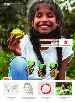 2020 Sacrificio Quaresimale