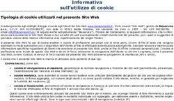 Informativa sull'utilizzo di cookie - Bioservice S.R.L.