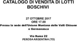CATALOGO DI VENDITA DI LOTTI BOSCHIVI - 27 OTTOBRE 2017 ORE 17.00 PEROSA ARGENTINA (TO)