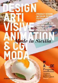Design ARTI VISIVE Made in Sicilia - MADE Program