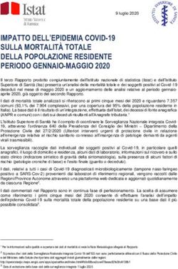 IMPATTO DELL'EPIDEMIA COVID-19 SULLA MORTALIT&Agrave; TOTALE DELLA POPOLAZIONE RESIDENTE PERIODO GENNAIO-MAGGIO 2020 - Istat