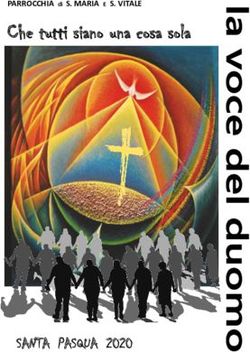 Che tutti siano una cosa sola - SANTA PASQUA 2020 - PARROCCHIA di S. MARIA E S. VITALE - Parrocchia San Pietro