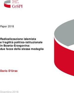 Radicalizzazione islamista e fragilit&agrave; politico-istituzionale in Bosnia-Erzegovina: due facce della stessa medaglia Dario D'Urso - Dicembre 2018 ...