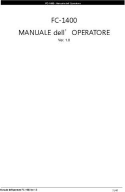 FC-1400 MANUALE dell' OPERATORE - Ver. 1.0