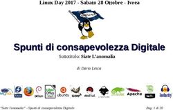 SPUNTI DI CONSAPEVOLEZZA DIGITALE - LINUX DAY 2017 - SABATO 28 OTTOBRE - IVREA SOTTOTITOLO: SIATE L'ANOMALIA - IVLUG - IVREA LINUX USERS ...