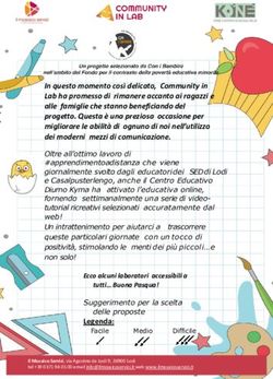 In questo momento cos&igrave; delicato, Community in Lab ha promesso di rimanere accanto ai ragazzi e alle famiglie che stanno beneficiando del progetto ...
