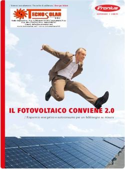 IL FOTOVOLTAICO CONVIENE 2.0 - Risparmio energetico e autoconsumo per un fabbisogno su misura