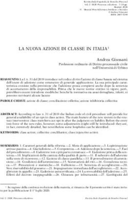 LA NUOVA AZIONE DI CLASSE IN ITALIA 1 - Revistas Marcial ...
