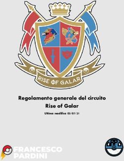 Regolamento generale del circuito Rise of Galar - Ultima modifica 03/07/21