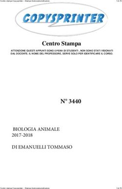 N 3440 BIOLOGIA ANIMALE - 2017-2018 DI EMANUELLI TOMMASO - Appunti Universitari Online