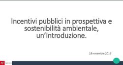Incentivi pubblici in prospettiva e sostenibilit&agrave; ambientale, un'introduzione - 18 novembre 2016 - Regione Toscana