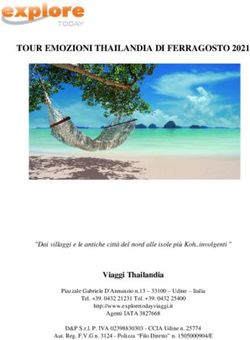 TOUR EMOZIONI THAILANDIA DI FERRAGOSTO 2021