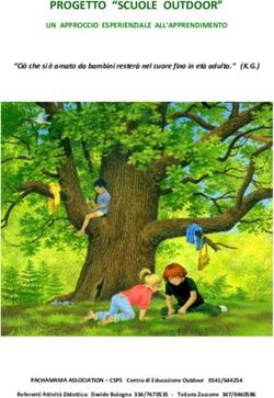 PROGETTO "SCUOLE OUTDOOR" - Pachamama