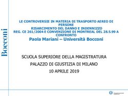 SCUOLA SUPERIORE DELLA MAGISTRATURA PALAZZO DI GIUSTIZIA DI MILANO 10 APRILE 2019 - Corte d'Appello di Milano