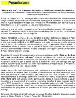 "Affranca la vita" con il francobollo dedicato alla Professione infermieristica