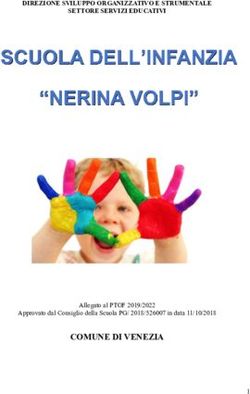 SCUOLA DELL'INFANZIA "NERINA VOLPI" - COMUNE DI VENEZIA