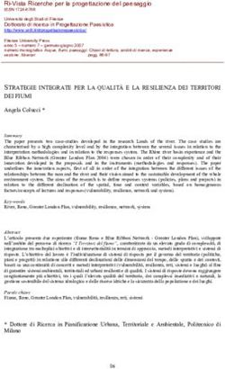 STRATEGIE INTEGRATE PER LA QUALIT&Agrave; E LA RESILIENZA DEI TERRITORI DEI FIUMI
