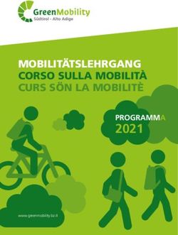 2021 PROGRAMMA MOBILIT&Auml;TSLEHRGANG CORSO SULLA MOBILIT&Agrave; CURS S&Ouml;N LA MOBILIT&Egrave;