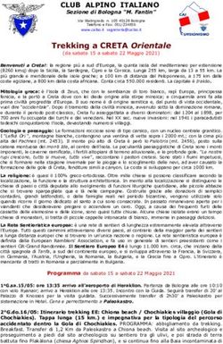 CLUB ALPINO ITALIANO Sezione di Bologna "M. Fantin" - Cai Bologna