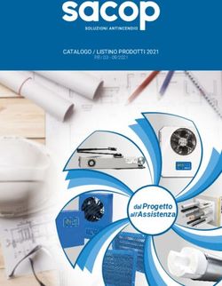 Progetto dal - CATALOGO / LISTINO PRODOTTI 2021