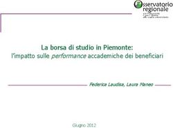 La borsa di studio in Piemonte: l'impatto sulle performanceaccademiche dei beneficiari