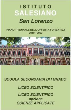 SALESIANO San Lorenzo - SCUOLA SECONDARIA DI I GRADO LICEO SCIENTIFICO LICEO SCIENTIFICO - Salesiani Novara