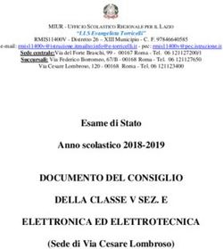 DOCUMENTO DEL CONSIGLIO DELLA CLASSE V SEZ. E ELETTRONICA ED ELETTROTECNICA - Evangelista Torricelli