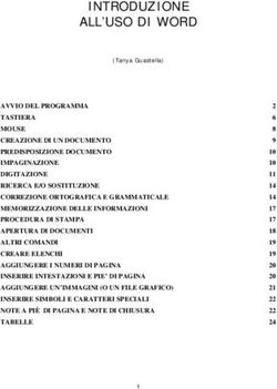 INTRODUZIONE ALL'USO DI WORD