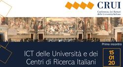 ICT delle Università e dei Centri di Ricerca Italiani - Primo incontro
