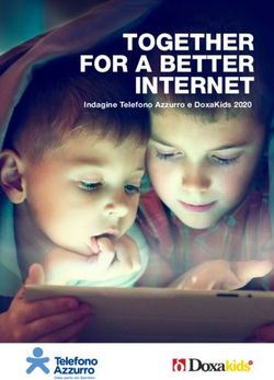 TOGETHER FOR A BETTER INTERNET - Indagine Telefono Azzurro e DoxaKids 2020