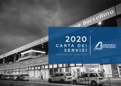 2020 CARTA DEI CHARTER OF SERVICES - Aeroporto Palermo