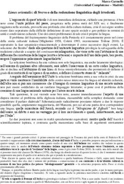 Limes orientalis: di Svevo o della redenzione linguistica degli irredenti.