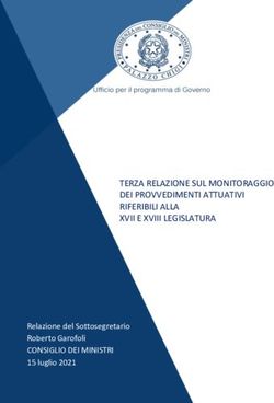 TERZA RELAZIONE SUL MONITORAGGIO DEI PROVVEDIMENTI ATTUATIVI RIFERIBILI ALLA XVII E XVIII LEGISLATURA - Relazione del Sottosegretario Roberto Garofoli