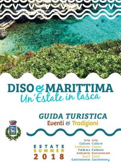 GUIDA TURISTICA EVENTI e tradizioni - Comune di Diso