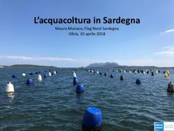 L'acquacoltura in Sardegna - Mauro Monaco, Flag Nord Sardegna Olbia, 10 aprile 2018 - GAC Nord Sardegna