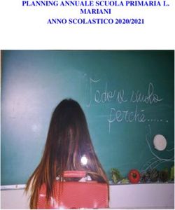 PLANNING ANNUALE SCUOLA PRIMARIA L. MARIANI ANNO SCOLASTICO 2020/2021 - Scuole Sogliano