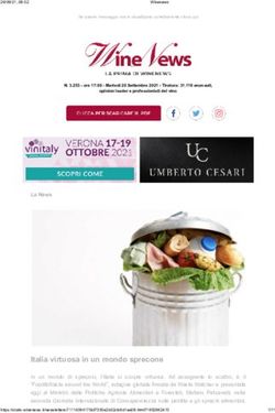 Italia virtuosa in un mondo sprecone - Consorzio Tutela ...